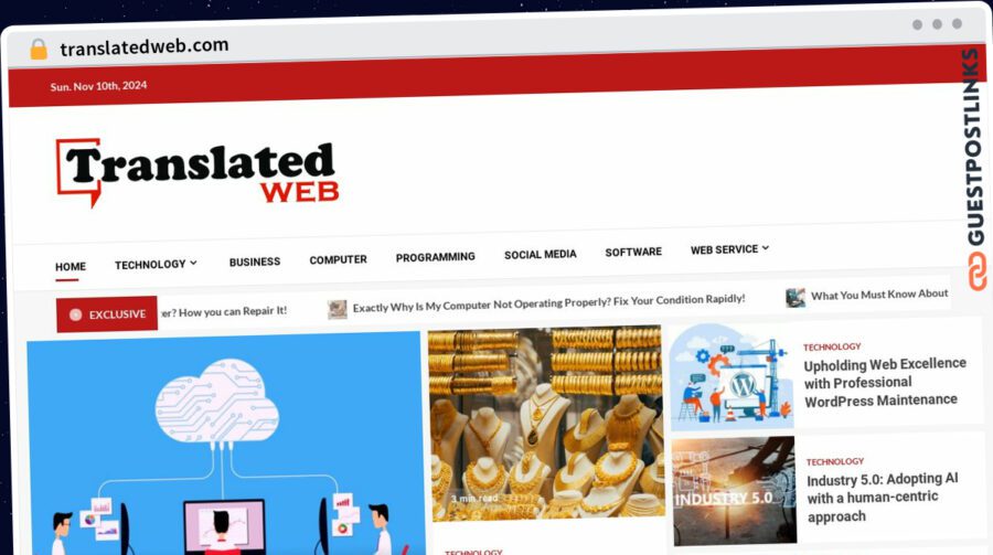 Publish Guest Post on translatedweb.com