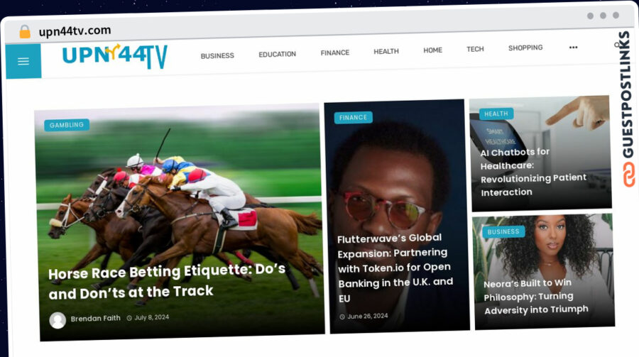 Publish Guest Post on upn44tv.com