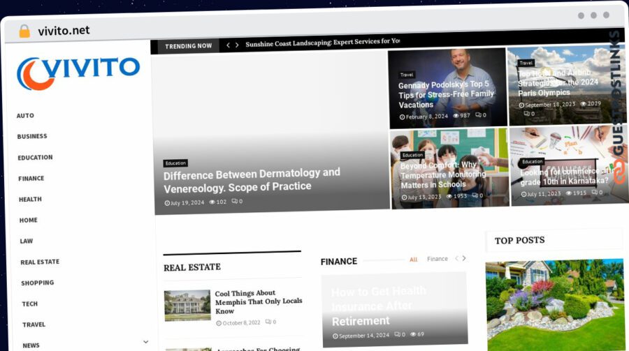 Publish Guest Post on vivito.net