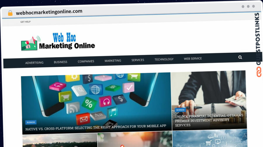 Publish Guest Post on webhocmarketingonline.com