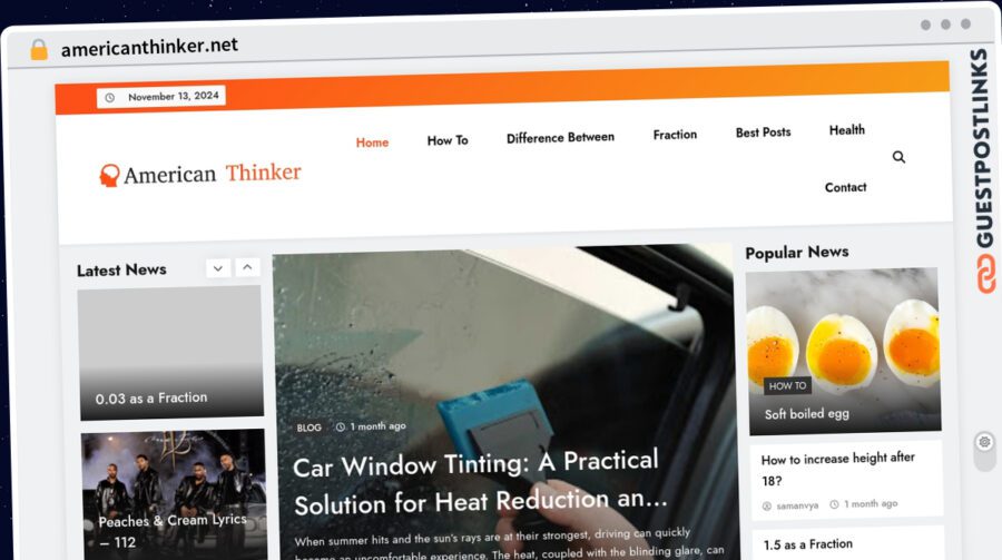 Publish Guest Post on americanthinker.net