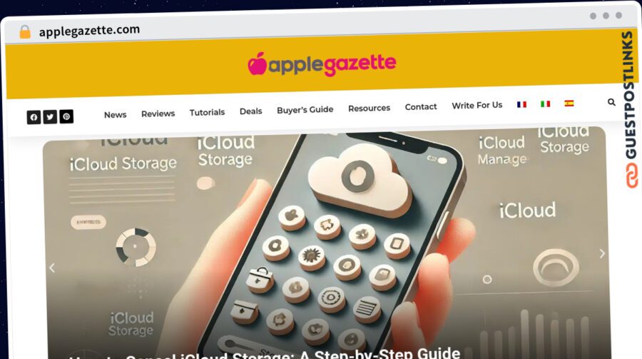 Publish Guest Post on applegazette.com