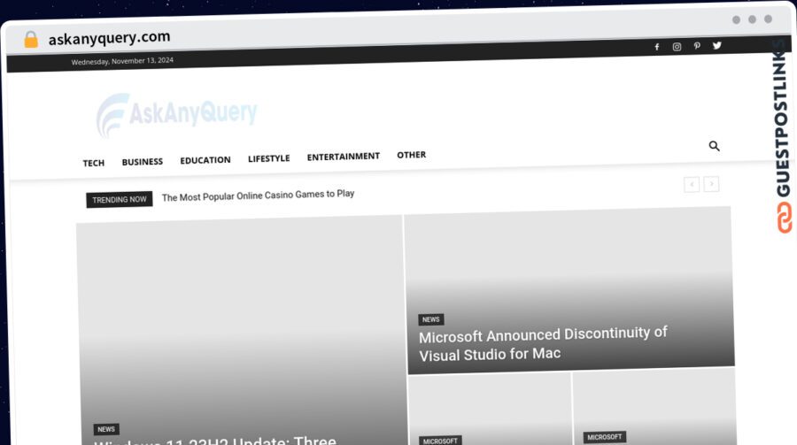 Publish Guest Post on askanyquery.com