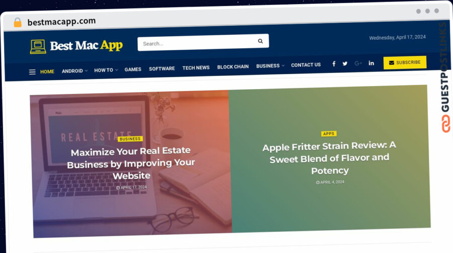 Publish Guest Post on bestmacapp.com
