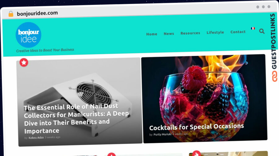 Publish Guest Post on bonjouridee.com