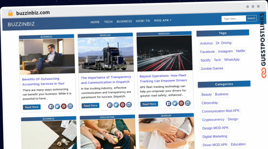 Publish Guest Post on buzzinbiz.com