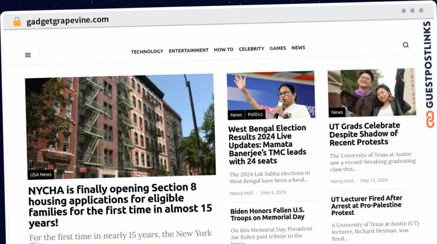 Publish Guest Post on gadgetgrapevine.com