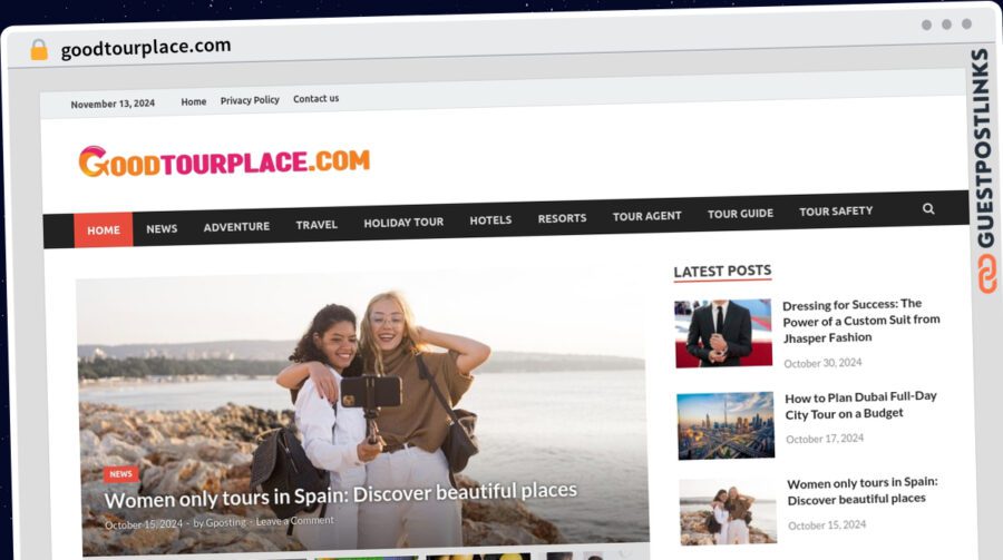 Publish Guest Post on goodtourplace.com