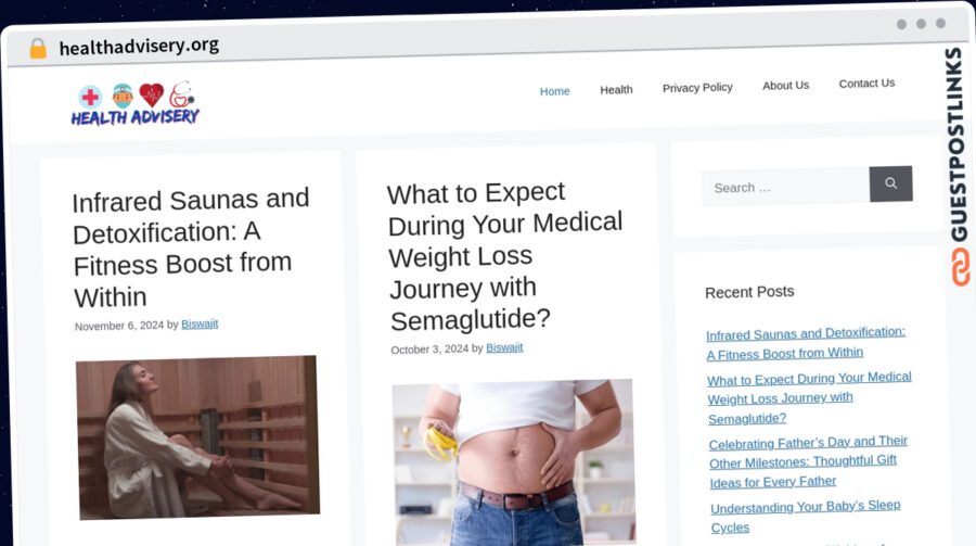 Publish Guest Post on healthadvisery.org