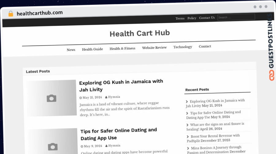 Publish Guest Post on healthcarthub.com