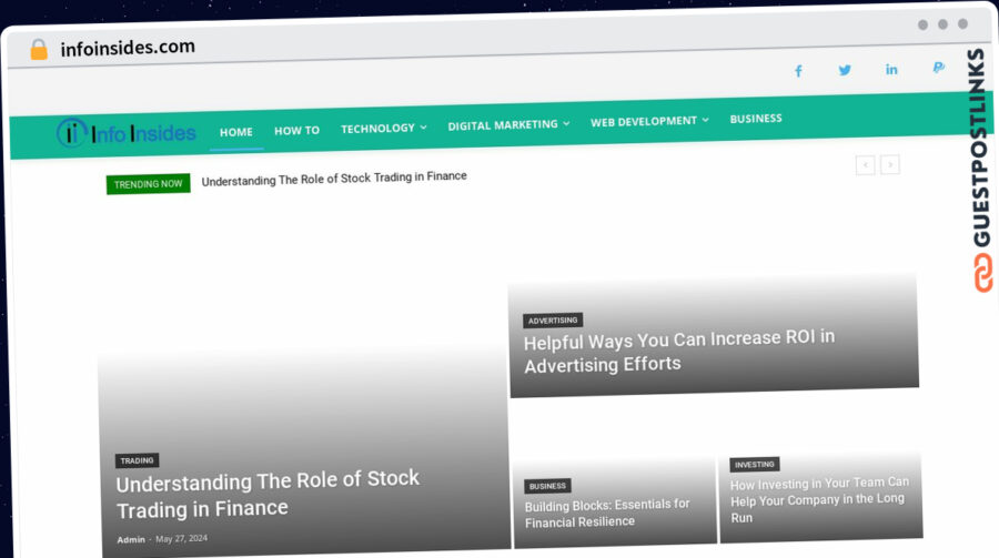 Publish Guest Post on infoinsides.com