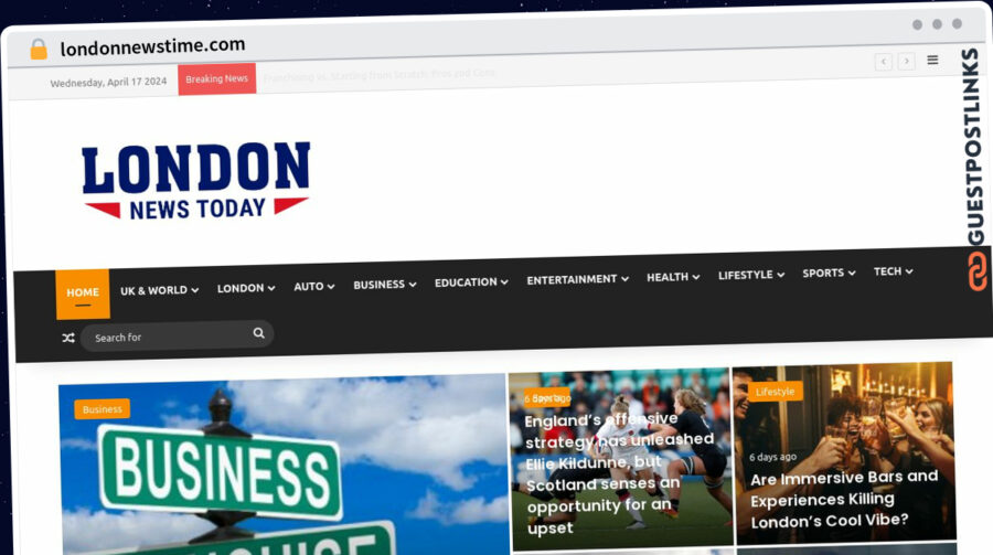 Publish Guest Post on londonnewstime.com