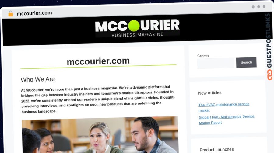 Publish Guest Post on mccourier.com