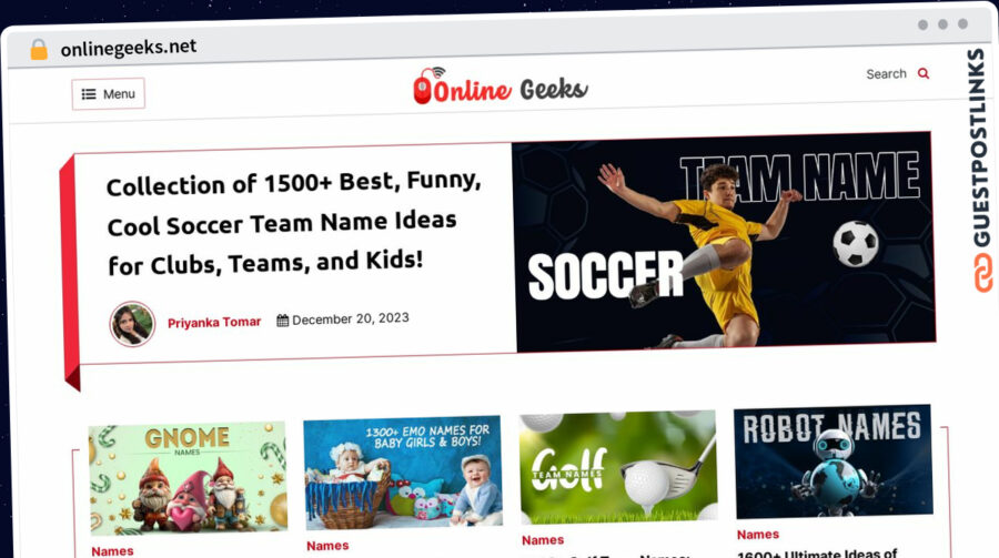 Publish Guest Post on onlinegeeks.net