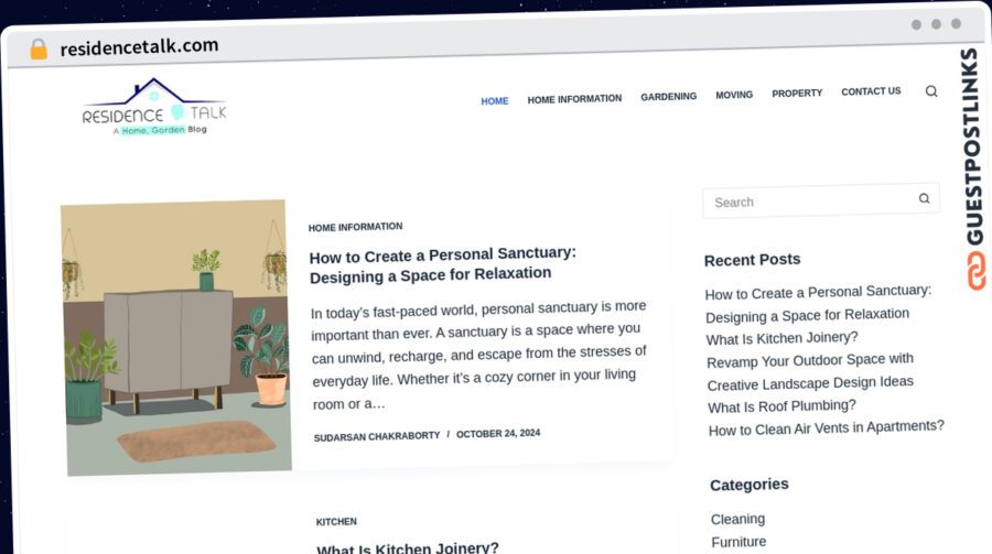 Publish Guest Post on residencetalk.com