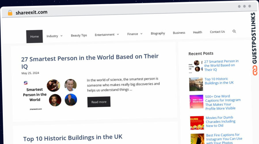 Publish Guest Post on shareexit.com