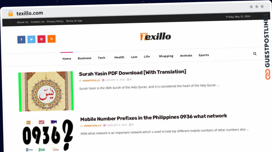 Publish Guest Post on texillo.com