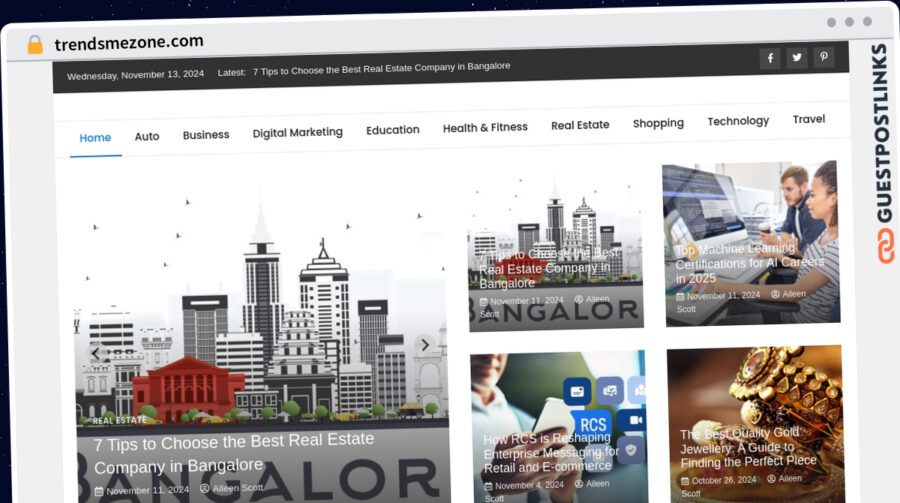 Publish Guest Post on trendsmezone.com