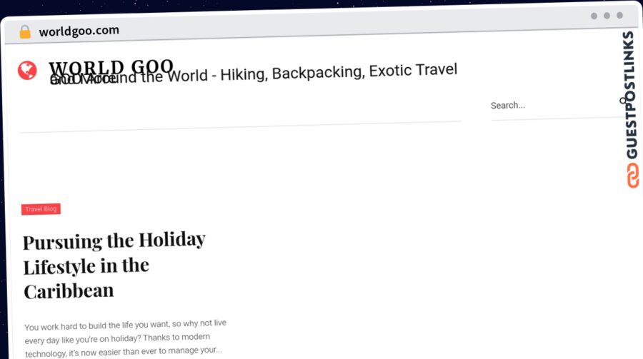 Publish Guest Post on worldgoo.com