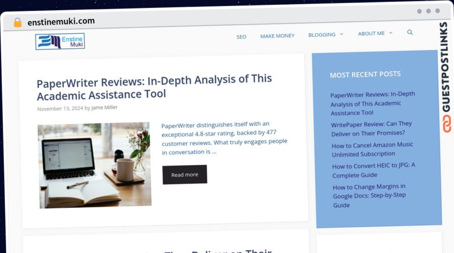 Publish Guest Post on enstinemuki.com