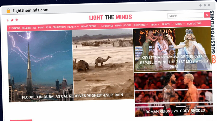 Publish Guest Post on lighttheminds.com