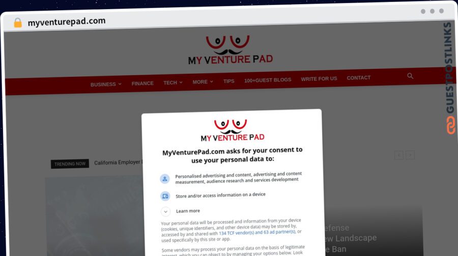 Publish Guest Post on myventurepad.com