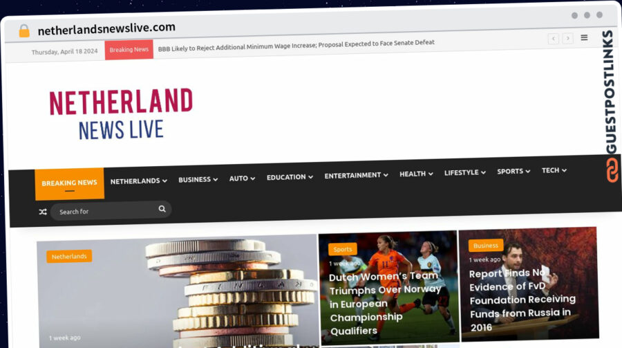 Publish Guest Post on netherlandsnewslive.com