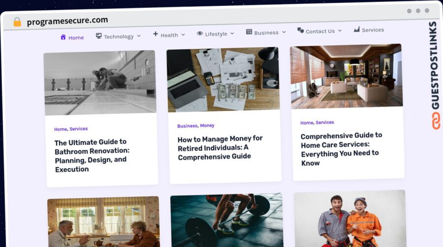 Publish Guest Post on programesecure.com