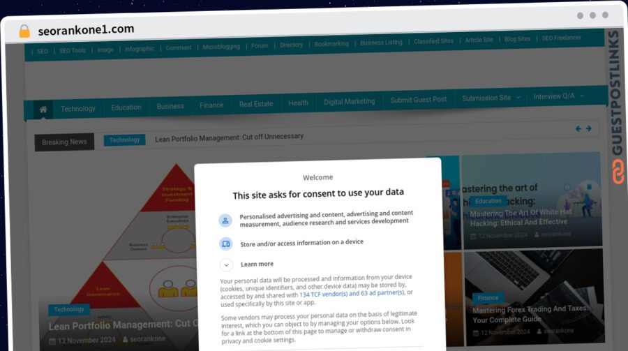Publish Guest Post on seorankone1.com