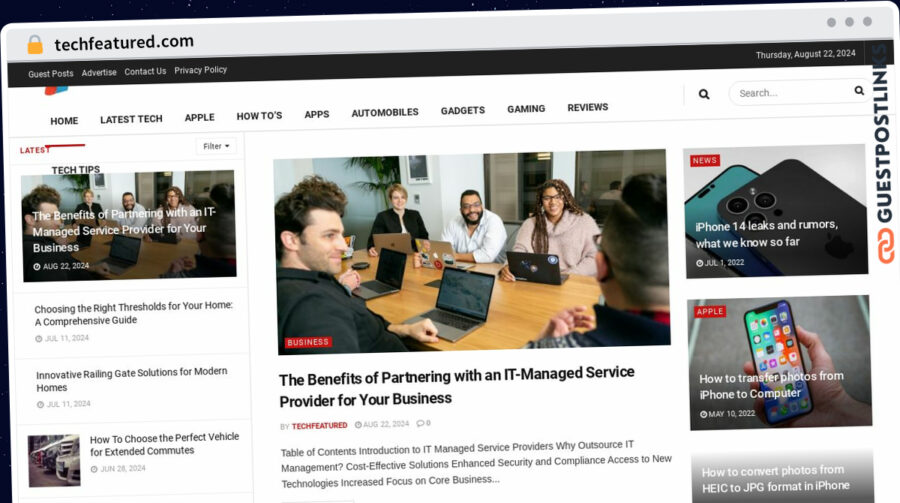 Publish Guest Post on techfeatured.com