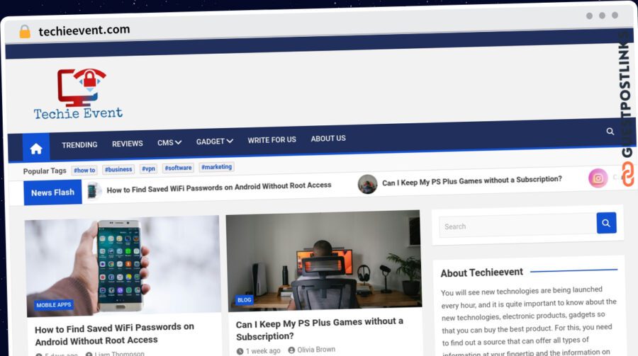 Publish Guest Post on techieevent.com