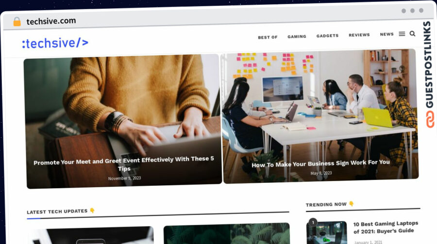 Publish Guest Post on techsive.com