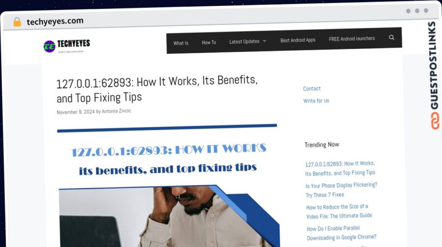 Publish Guest Post on techyeyes.com