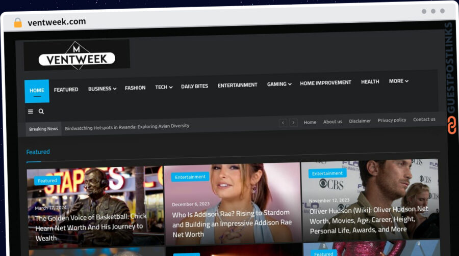 Publish Guest Post on ventweek.com