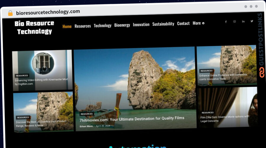 Publish Guest Post on bioresourcetechnology.com