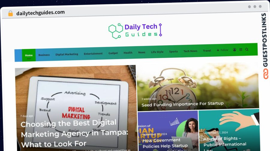 Publish Guest Post on dailytechguides.com