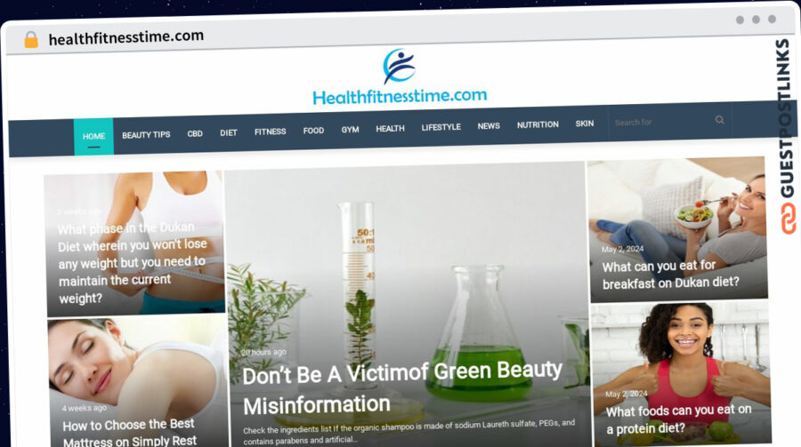 Publish Guest Post on healthfitnesstime.com