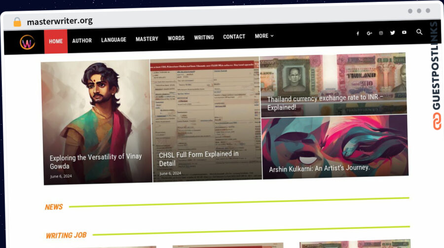 Publish Guest Post on masterwriter.org