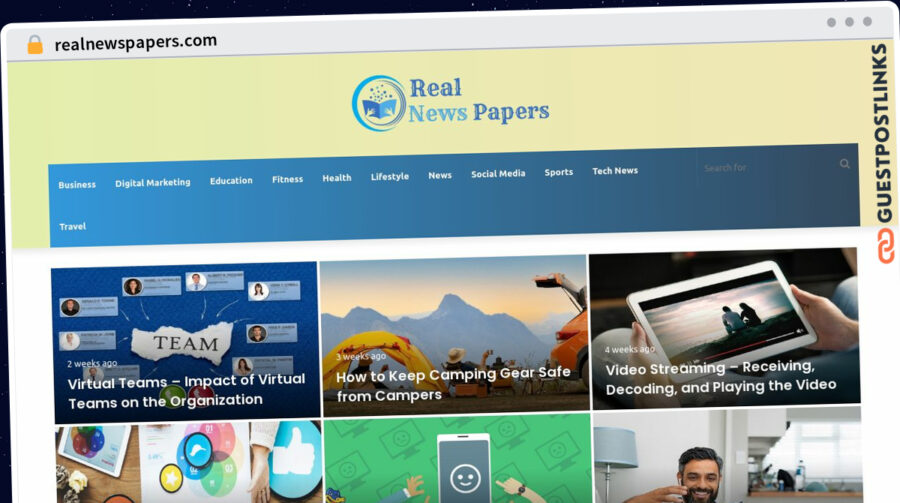 Publish Guest Post on realnewspapers.com
