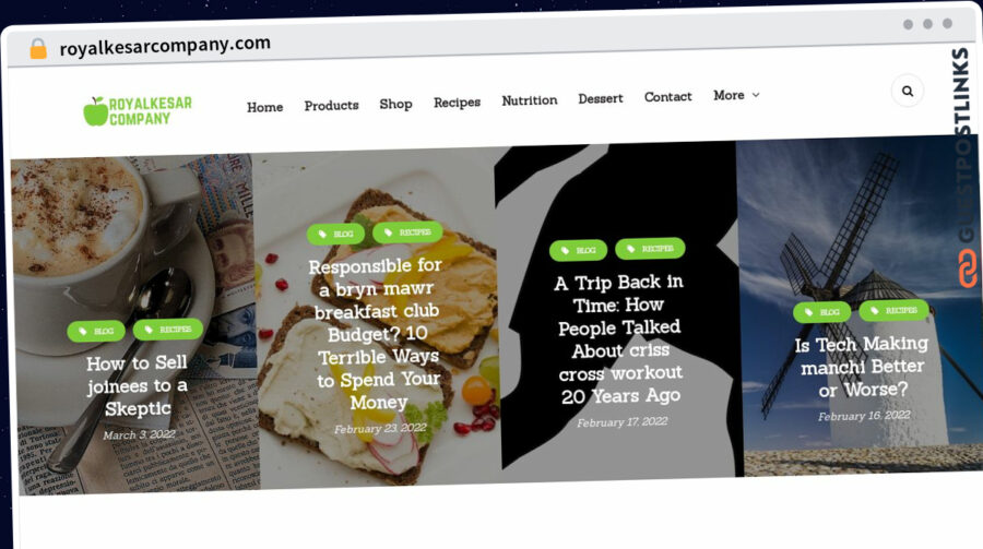 Publish Guest Post on royalkesarcompany.com