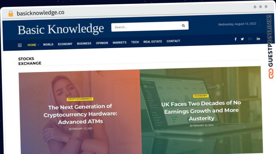 Publish Guest Post on basicknowledge.co