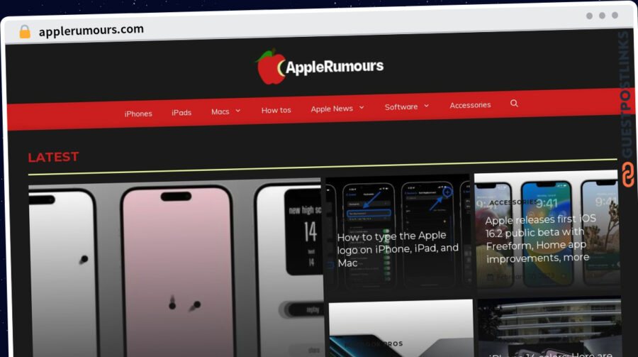 Publish Guest Post on applerumours.com