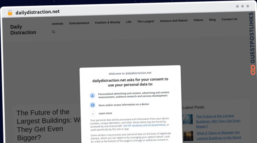 Publish Guest Post on dailydistraction.net