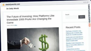 Publish Guest Post on dedailyworld.com