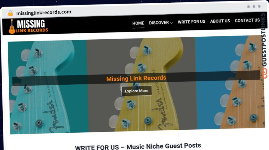 Publish Guest Post on missinglinkrecords.com
