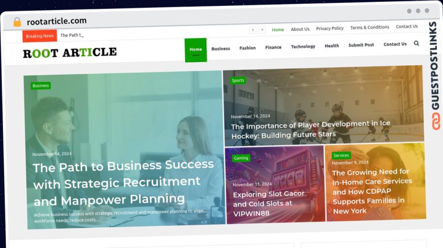 Publish Guest Post on rootarticle.com