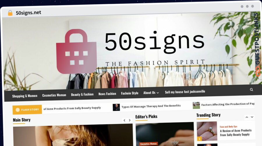 Publish Guest Post on 50signs.net