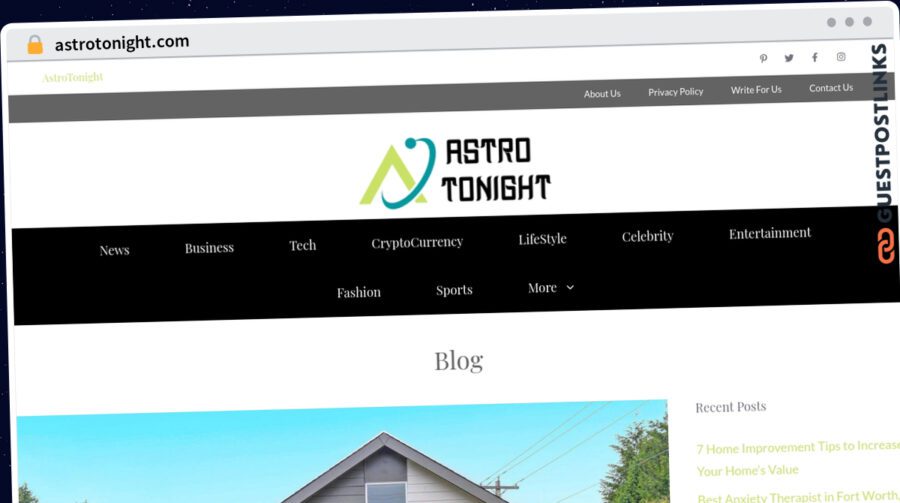 Publish Guest Post on astrotonight.com