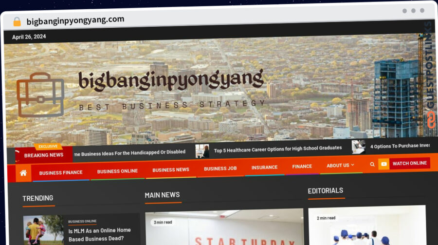 Publish Guest Post on bigbanginpyongyang.com