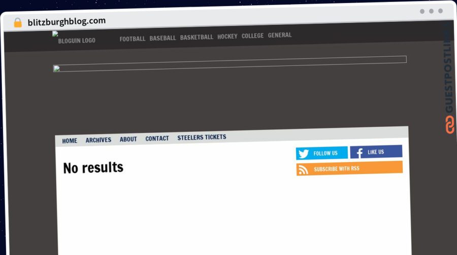 Publish Guest Post on blitzburghblog.com